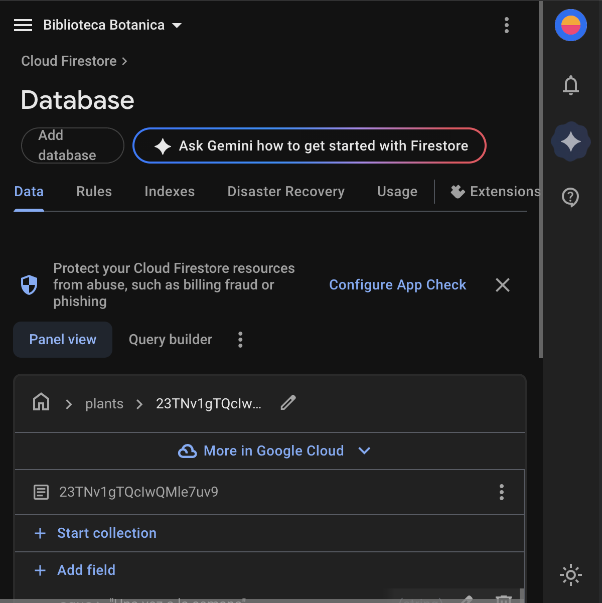 Diagram showing FireCMS connecting to customer's own Firebase/MongoDB project